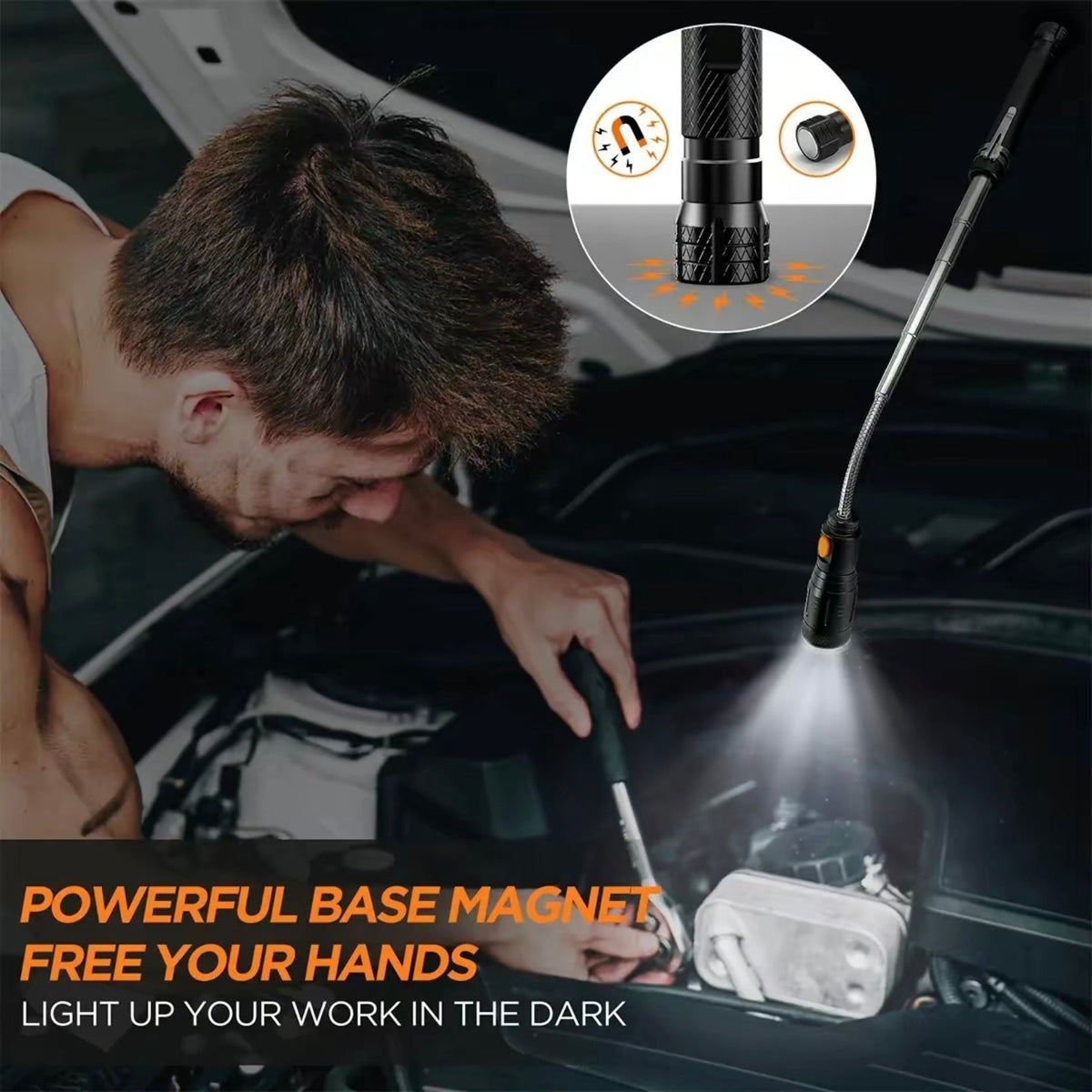 Extendable Magnetic Pickup Tools