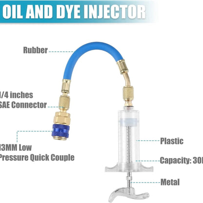 Unique Bargains Oil and Dye Injectors Kit