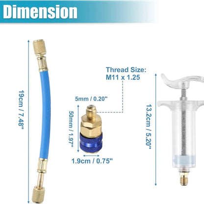 Unique Bargains Oil and Dye Injectors Kit