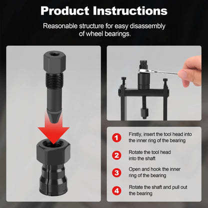10 Pcs Motorcycle Inner Bearing Puller Set