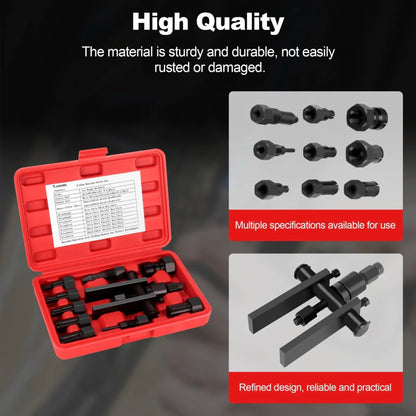 10 Pcs Motorcycle Inner Bearing Puller Set