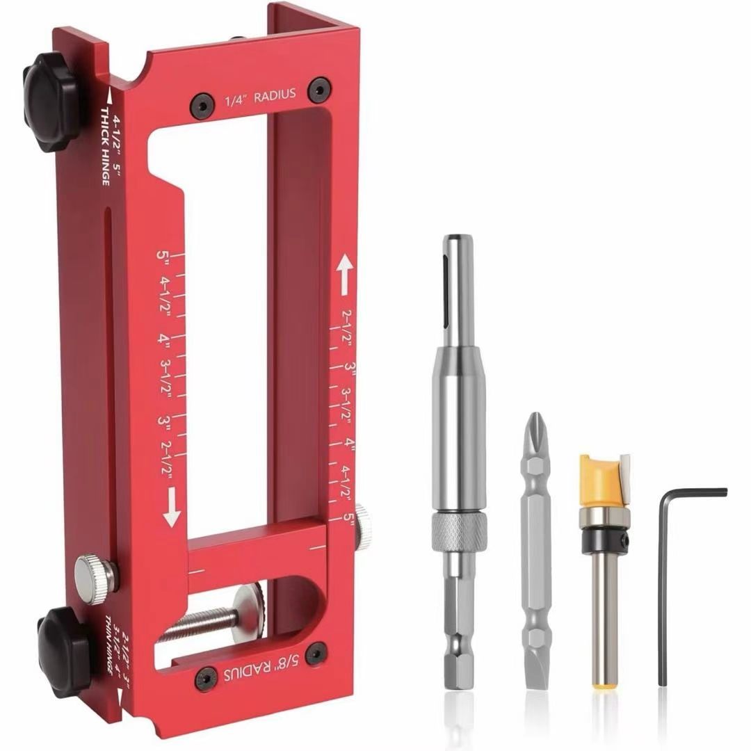 Door Hinge Jig-Door Hinge Cut Out Tool for Door&Cabinet Hinges