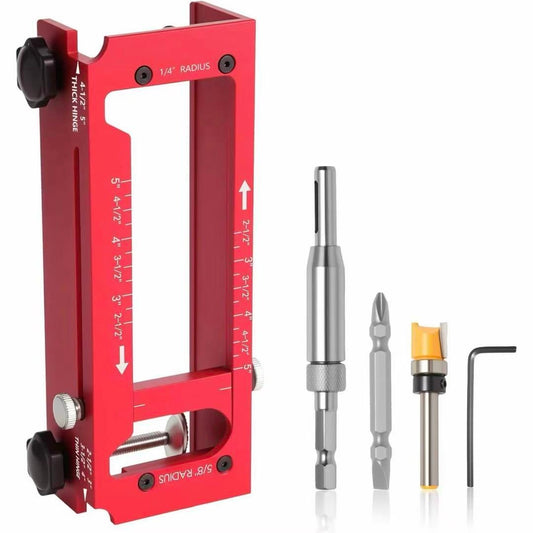 Door Hinge Jig-Door Hinge Cut Out Tool for Door&Cabinet Hinges