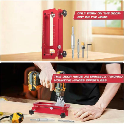 Door Hinge Jig-Door Hinge Cut Out Tool for Door&Cabinet Hinges