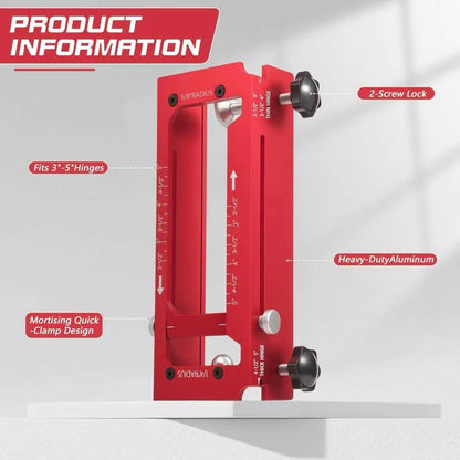 Door Hinge Jig-Door Hinge Cut Out Tool for Door&Cabinet Hinges
