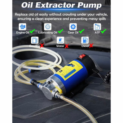 Oil Pump 12V 100W, Oil Extractor Pump for Engine Oil change