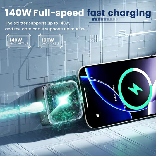 140W Type-C Physical-Disconnect Battery Guard