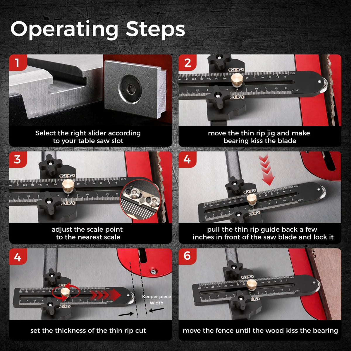 Fast Thin Ripping Guide for Table Saw