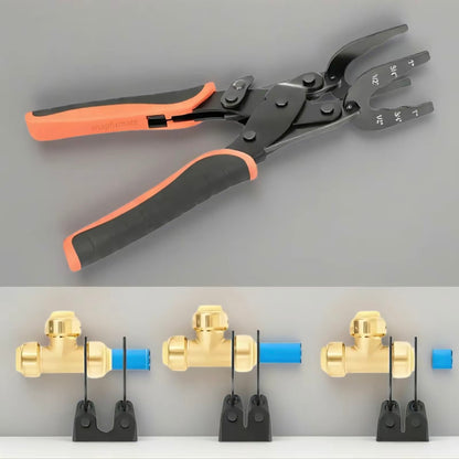 Hardware Disconnect Tong-3-Size Teeth Fit for 1/2in,3/4in,1in Brass Push Fit Push to Connect Fittings