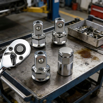 4PCS Square Drive Adapter Set – 1/2", 1/4", 3/8"