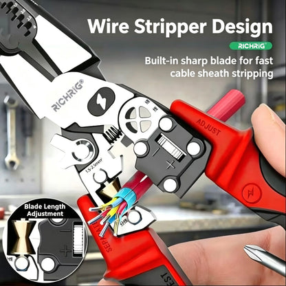 All In One Electrician Pliers With Digital Display And Voltage Tester