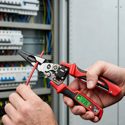 All In One Electrician Pliers With Digital Display And Voltage Tester