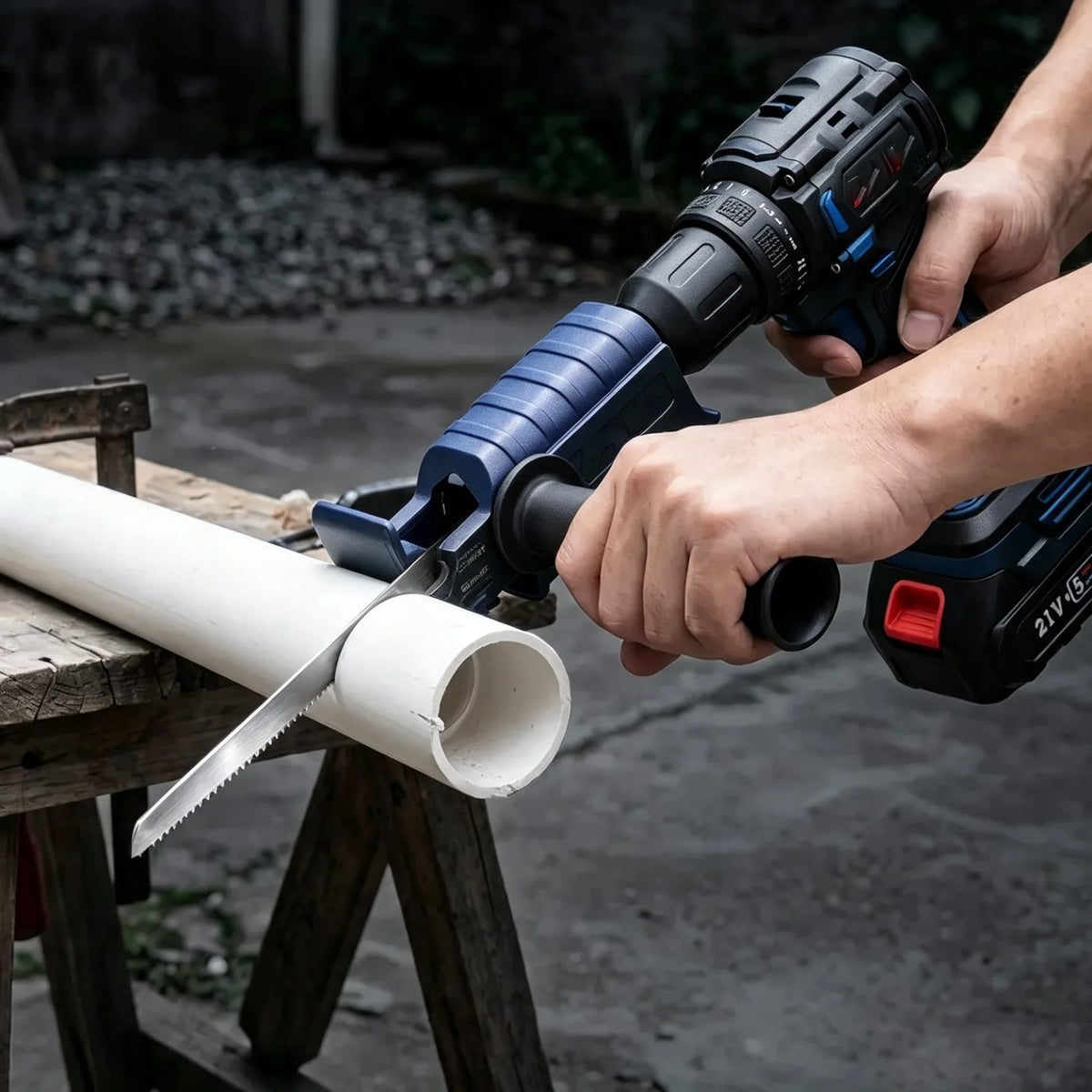 Drill to Reciprocating Saw Adapter