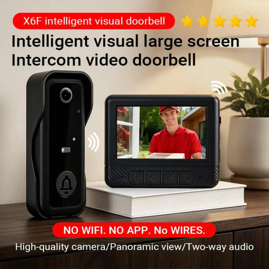 Wireless Video Doorbell Camera with Screen