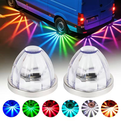 2PCS Plastic Watermelon Shaped LED Marker Lights