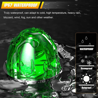 2PCS Plastic Watermelon Shaped LED Marker Lights