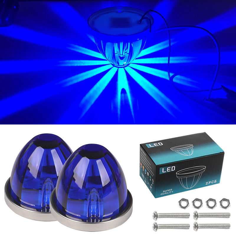 2PCS Plastic Watermelon Shaped LED Marker Lights