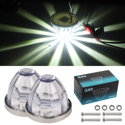 2PCS Plastic Watermelon Shaped LED Marker Lights