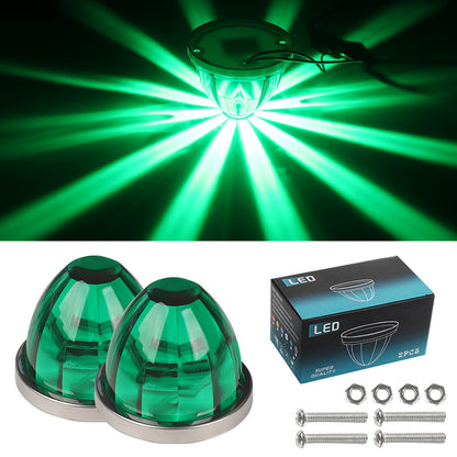 2PCS Plastic Watermelon Shaped LED Marker Lights