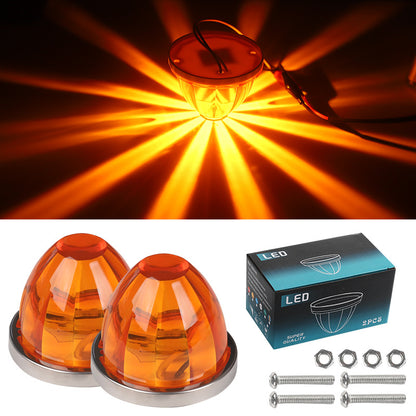 2PCS Plastic Watermelon Shaped LED Marker Lights