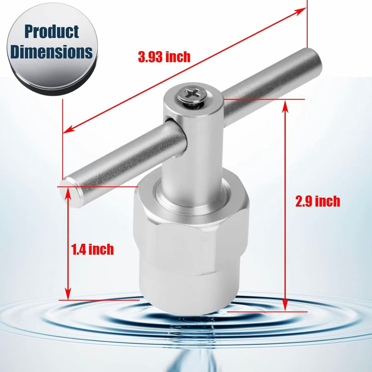 Summerwins Sturdy Aluminum Cartridge Rermoval Tool