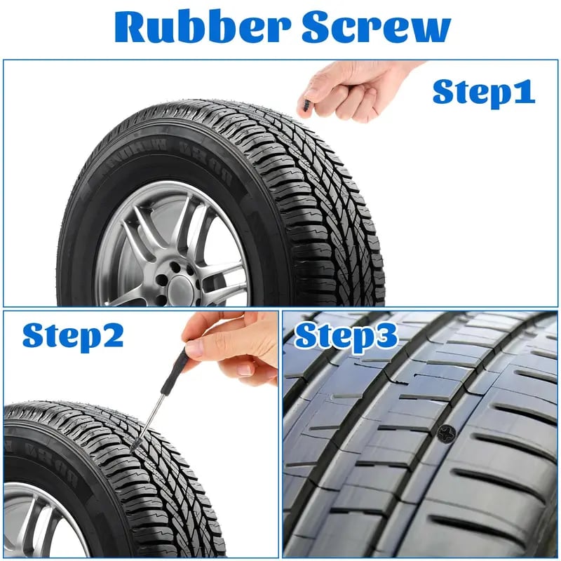 60 Tire Repair Screw Plugs
