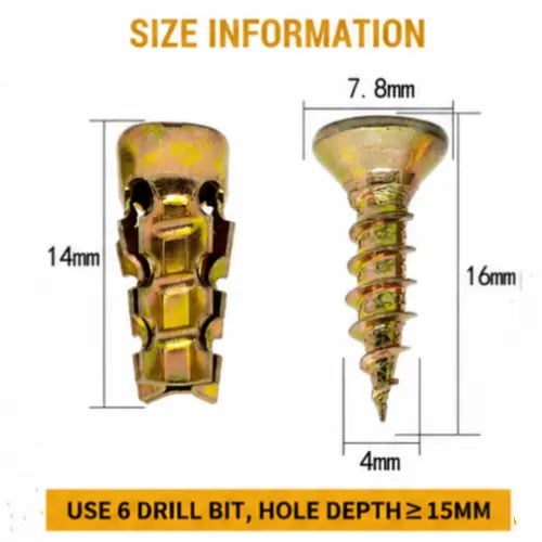 6*14mm Door Hinge Thread Repair Screws