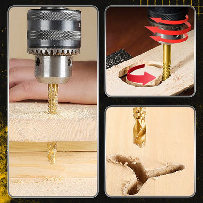 6Pcs 3-8mm Titanium Twist Drill Bits
