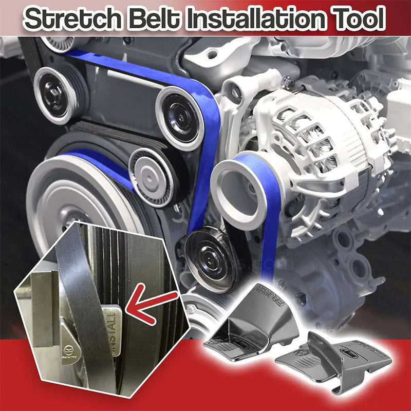 2Pcs Stretch Belt Remover & Installer Tool