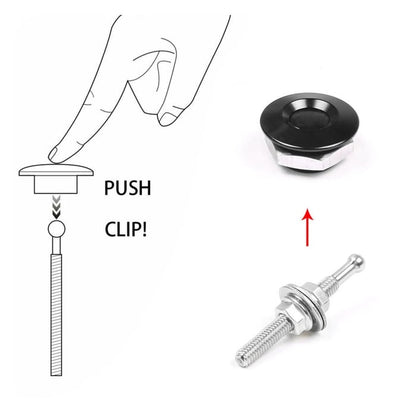 4Pcs Universal Aluminum Quick-Release Lock Latches