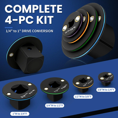 Low Profile Impact Socket Adapter Set