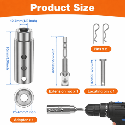 Trailer jack Drill Adapter