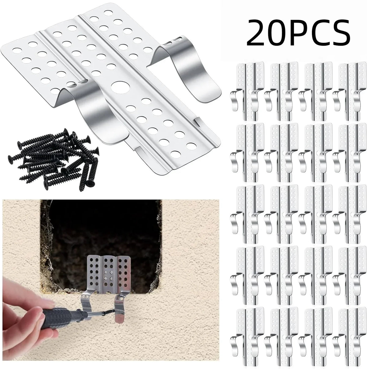 10 Pack Drywall Repair Clips