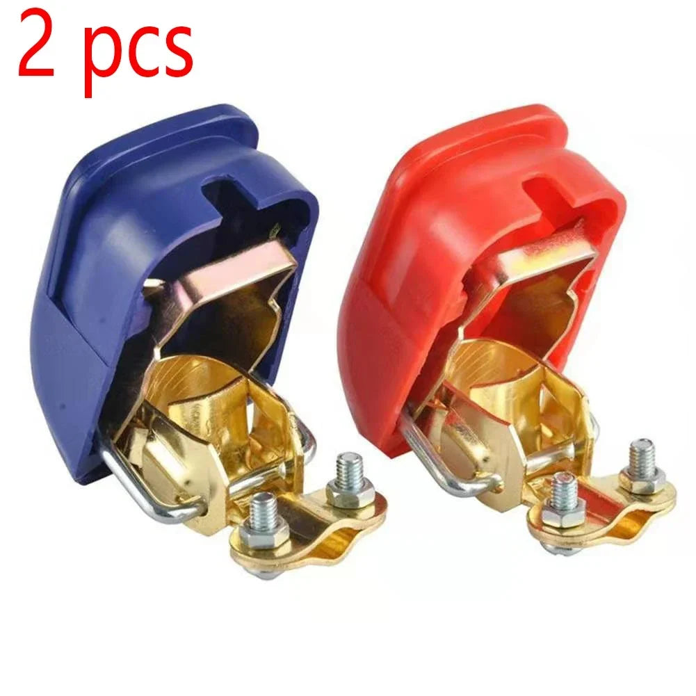 Heavy-Duty Quick Release Car Battery Terminal Connectors (Pair)