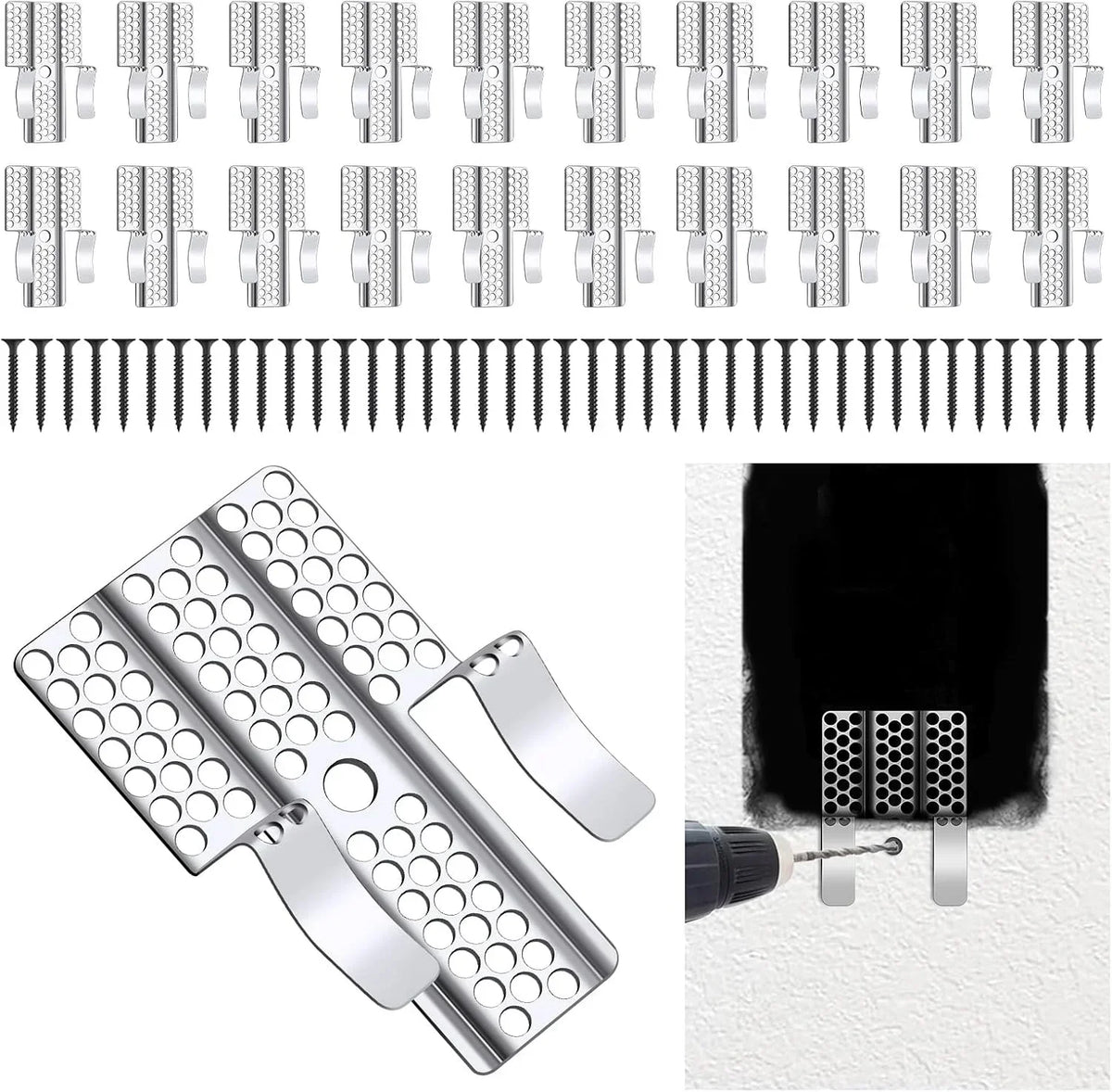 10 Pack Drywall Repair Clips