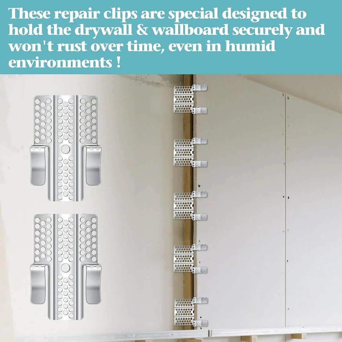 10 Pack Drywall Repair Clips