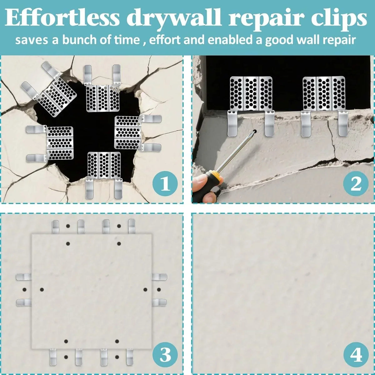 10 Pack Drywall Repair Clips
