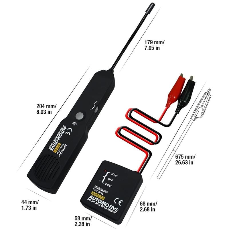 EM415 Automotive Electrical Open & Short Finder Circuit Tester