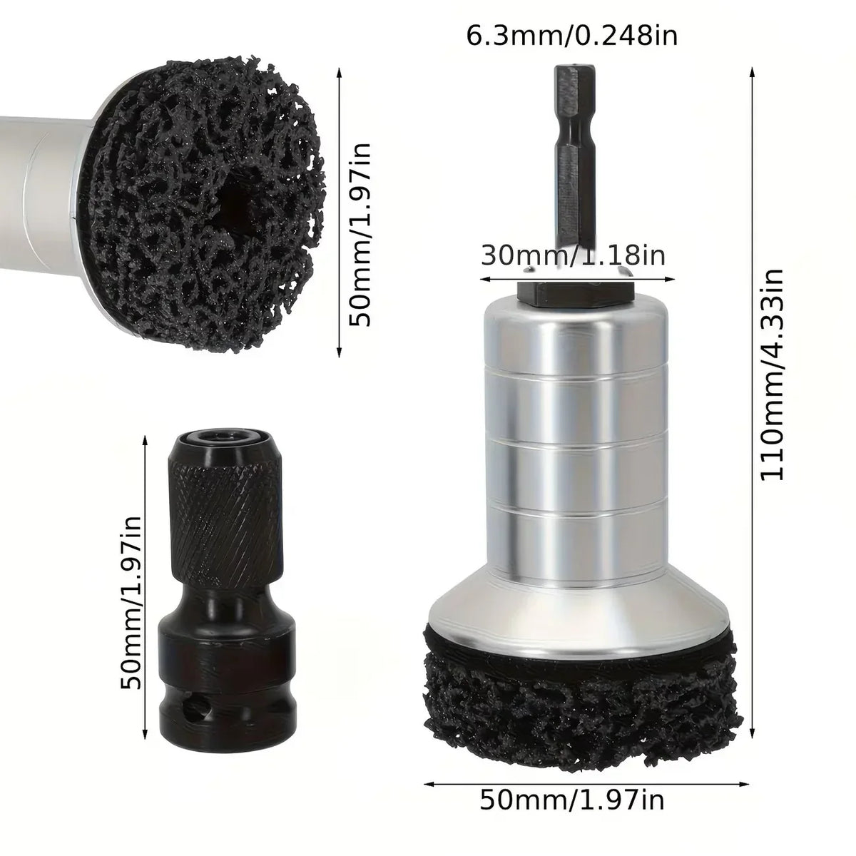 Wheel Hub & Brake Rust Removal Tool Kit